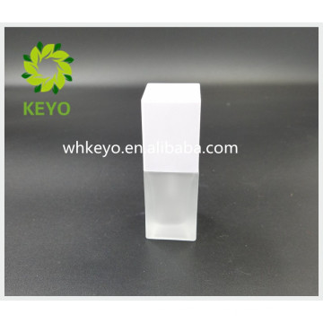 20 мл 30 мл 45 мл горячего сбывания составляют упаковки белый цветные пустые косметические квадратная стеклянная бутылка насоса